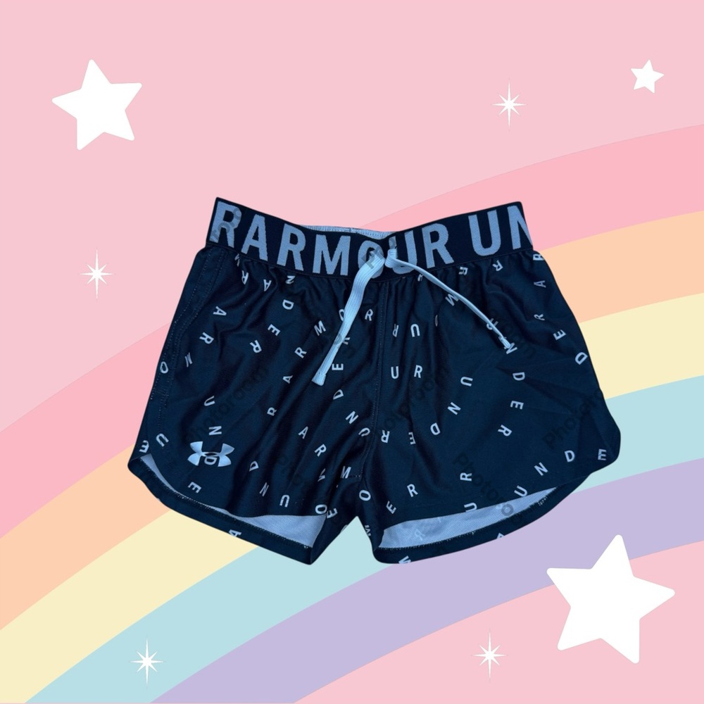 Under Armour Kids Black Logo Shorts